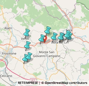 Mappa SR214, 03025 Monte San Giovanni Campano FR, Italia (6.39364)