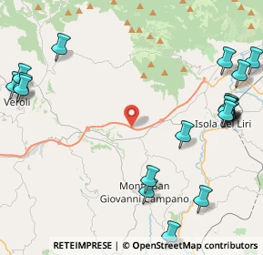 Mappa SR214, 03025 Monte San Giovanni Campano FR, Italia (6.2715)