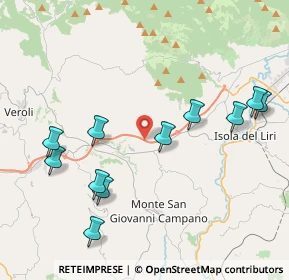 Mappa SR214, 03025 Monte San Giovanni Campano FR, Italia (4.71909)
