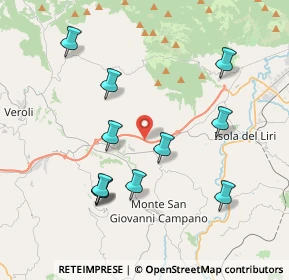 Mappa SR214, 03025 Monte San Giovanni Campano FR, Italia (4.24455)