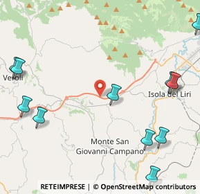 Mappa SR214, 03025 Monte San Giovanni Campano FR, Italia (6.80385)