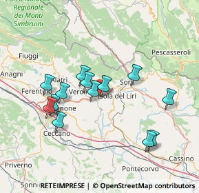 Mappa SR214, 03025 Monte San Giovanni Campano FR, Italia (14.36231)