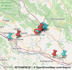 Mappa Via Roma, 03030 Castelliri FR, Italia (12.86833)
