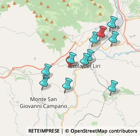 Mappa Via Roma, 03030 Castelliri FR, Italia (3.64273)