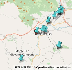 Mappa Via Roma, 03030 Castelliri FR, Italia (4.28667)