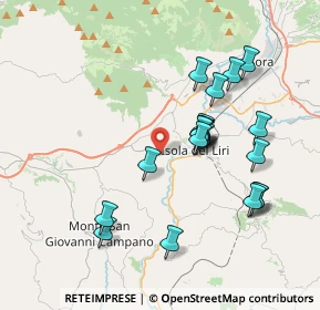 Mappa Via Roma, 03030 Castelliri FR, Italia (3.7745)
