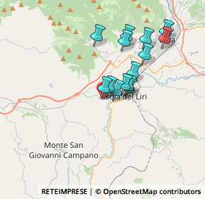 Mappa Via Roma, 03030 Castelliri FR, Italia (3.15786)