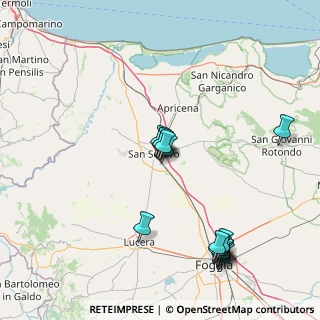 Mappa Str. S. Severo-Rignano, 71016 San Severo FG, Italia (18.00467)