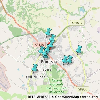 Mappa Via Costarica, 00071 Pomezia RM, Italia (1.32909)
