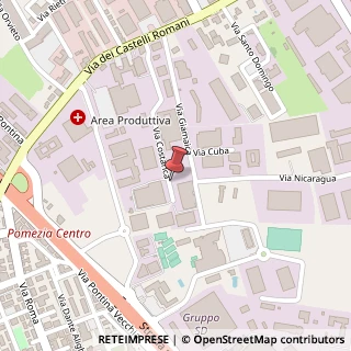 Mappa Via Costarica, 15/a, 00071 Pomezia, Roma (Lazio)