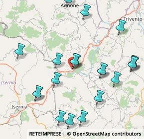 Mappa Via Giovanni XXIII, 86097 Chiauci IS, Italia (9.962)