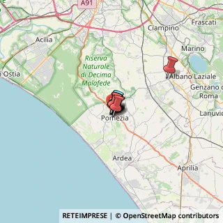Mappa Via Pontina, 00071 Pomezia RM, Italia (1.42273)