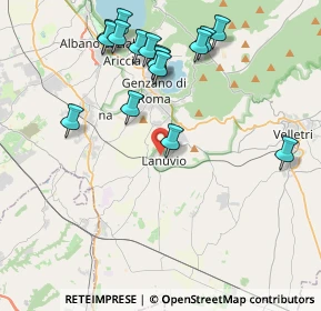 Mappa SP Ornarella, 00075 Lanuvio RM (4.65063)