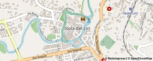 Mappa Isola del Liri