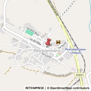 Mappa Via Roma, 118, 86097 Pescolanciano, Isernia (Molise)