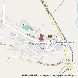 Mappa Via garibaldi 125, 86097 Pescolanciano, Isernia (Molise)