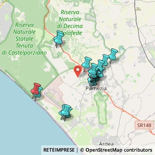 Mappa Via Monte D'Oro, 00071 Pomezia RM, Italia (3.184)