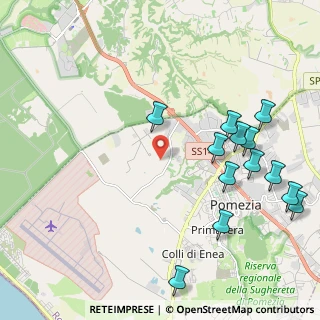 Mappa Via Monte D'Oro, 00071 Pomezia RM, Italia (2.64538)