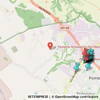Mappa Via Monte D'Oro, 00071 Pomezia RM, Italia (1.7605)