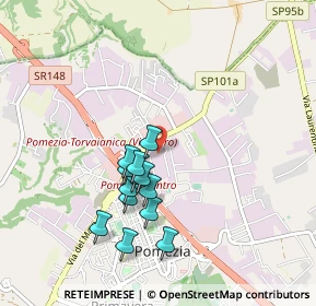 Mappa C.Commerciale I Padiglioni Via Castelli Romani, 00071 Pomezia RM, Italia (0.85231)