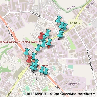Mappa C.Commerciale I Padiglioni Via Castelli Romani, 00071 Pomezia RM, Italia (0.454)