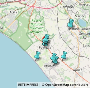 Mappa C.Commerciale I Padiglioni Via Castelli Romani, 00071 Pomezia RM, Italia (5.91455)