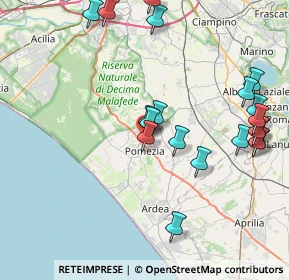 Mappa C.Commerciale I Padiglioni Via Castelli Romani, 00071 Pomezia RM, Italia (9.5165)