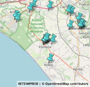 Mappa C.Commerciale I Padiglioni Via Castelli Romani, 00071 Pomezia RM, Italia (9.22)