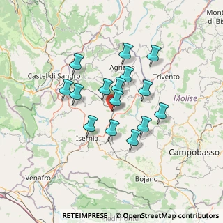 Mappa Via Garibaldi, 86097 Pescolanciano IS, Italia (11.59133)
