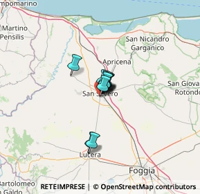 Mappa Via Padre Giovanni Da S. Severo, 71016 San Severo FG, Italia (5.51909)