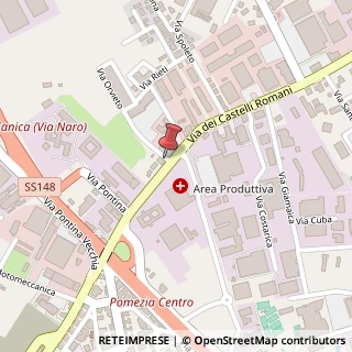 Mappa Via orvieto, 00040 Pomezia, Roma (Lazio)