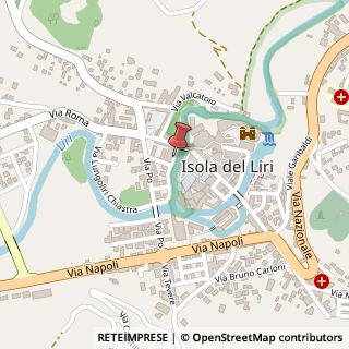 Mappa Via Lungoliri della Repubblica, 6, 03036 Isola del Liri, Frosinone (Lazio)