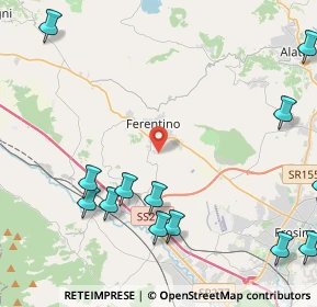 Mappa , 03013 Ferentino FR, Italia (6.21231)