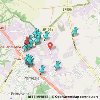 Mappa Via Campobello, 00071 Pomezia RM, Italia (1.02)