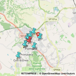 Mappa Via Campobello, 00071 Pomezia RM, Italia (1.55545)