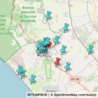 Mappa Via Campobello, 00071 Pomezia RM, Italia (3.354)