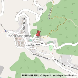 Mappa Via Roma, 12, 04010 Rocca Massima, Latina (Lazio)