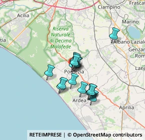 Mappa Via Plinio, 00040 Pomezia RM, Italia (4.87)