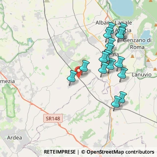 Mappa Via Vermicino, 00040 Ardea RM, Italia (4.3217647058824)