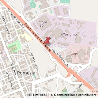 Mappa Via Pontina, KM 29,194, 00040 Pomezia, Roma (Lazio)