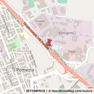 Mappa Via Pontina, 00071 Pomezia, Roma (Lazio)