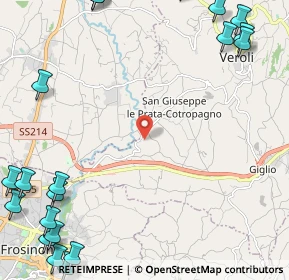 Mappa Contrada Casino Franchi, 03029 Alatri FR, Italia (3.9485)