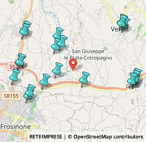 Mappa Contrada Casino Franchi, 03029 Alatri FR, Italia (2.7975)
