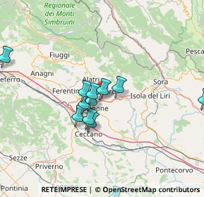 Mappa Contrada Casino Franchi, 03029 Alatri FR, Italia (18.52214)