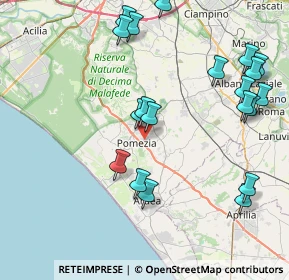 Mappa Via della Maggiona, 00071 Area Produttiva RM, Italia (9.886)