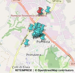 Mappa Largo Catone, 00040 Pomezia RM, Italia (0.404)