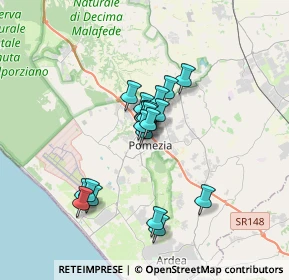 Mappa Largo Catone, 00040 Pomezia RM, Italia (2.6075)