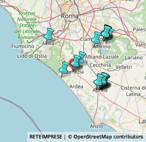 Mappa Largo Catone, 00040 Pomezia RM, Italia (13.488)