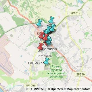 Mappa Largo Catone, 00071 Pomezia RM, Italia (0.9885)