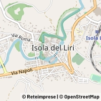 Map Isola del Liri